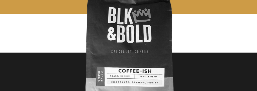 blk & bold coffee bag